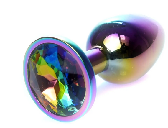 Анальна пробка Boss Series — Jewellery Multicolour PLUG Clear S sexstyle | Зображення 2