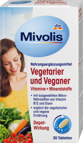 Комплекс витаминов Мультивитамины Mivolis Vegetarier und Veganer