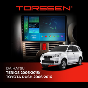 Штатна магнітола Torssen Daihatsu Terios 06-15/Toyota Rush 06-16 F9432 4G Carplay DSP