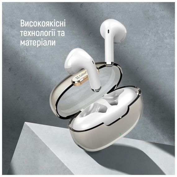 Навушники ColorWay Slim TWS-2 Earbuds White (CW-TWS2WT) | Зображення 7