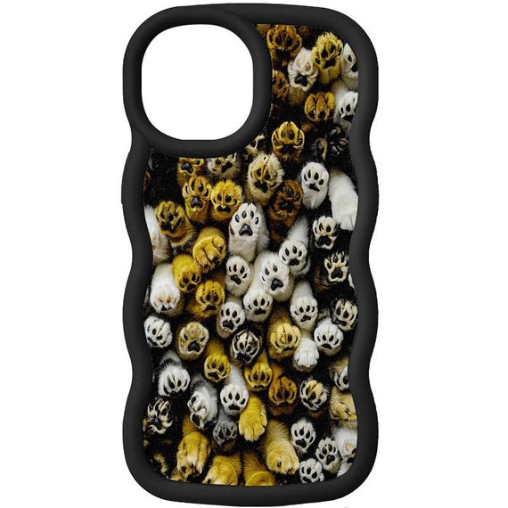 Чехол TPU Cloudy Pictures для Apple iPhone 14 Pro Max (6.7") Paws