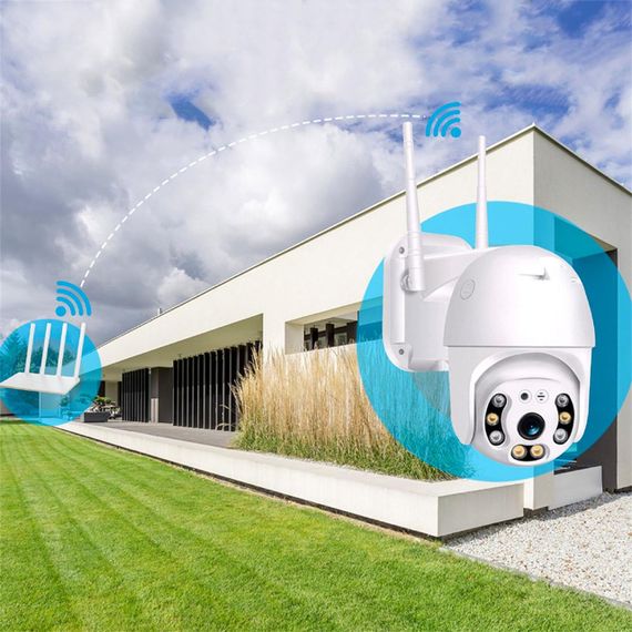 Вулична IP камера відеоспостереження з WiFi, CAMERA CAM 6 / Поворотна ip камера відеоспостереження / Відеокамера з віддаленим | Зображення 2
