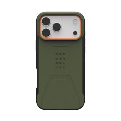 Чехол для мобильного телефона UAG iPhone 17 Pro Max Civilian MagSafe Olive/Orange (114546117297)