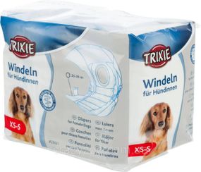Підгузки для собак Trixie XS-S обхват 20-28 см ЦІНА ЗА 1 ШТ TX-23631