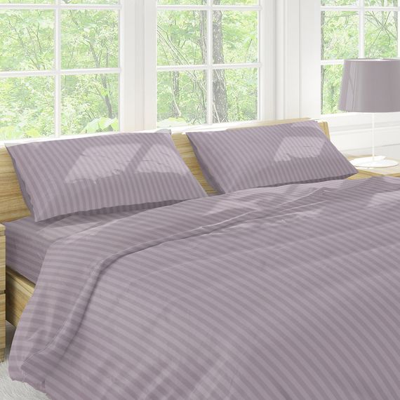 Комплект постельного белья SoundSleep Stripy Seafog бязь полуторный 160х220 см (93949606) | Зображення 3