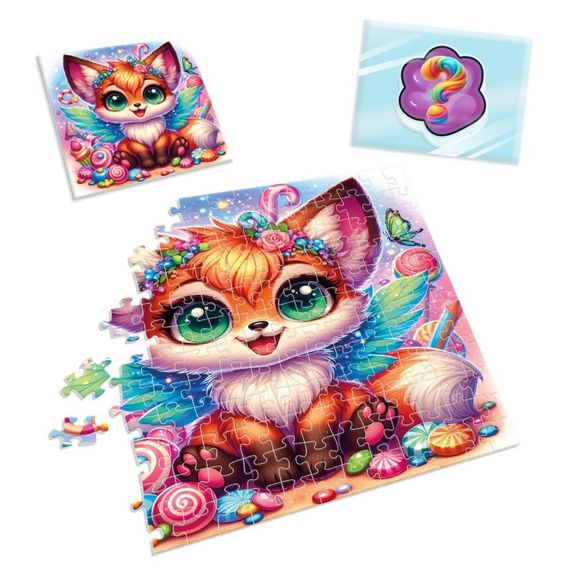 Детские пазлы с сюрпризом "Лисенок" VT8030-10, 180 деталей | Зображення 2