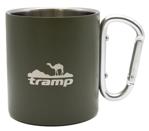 Термокухоль з карабіном Tramp 350 мл олива UTRC-122-olive