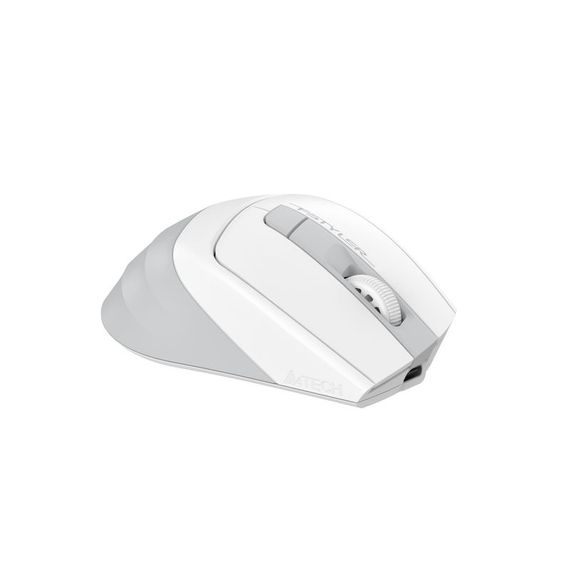 Миша бездротова A4Tech Fstyler FG35C Plus (White),  USB, колір білий+сірий | Зображення 4