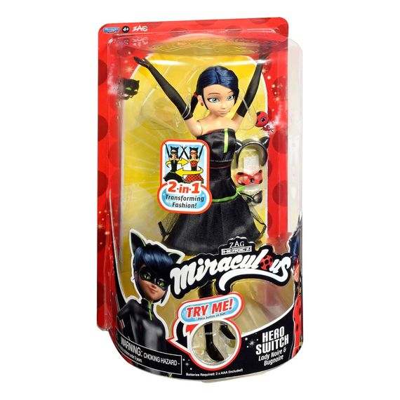 Інтерактивна лялька "Леді Баг та Супер-Кіт" Miraculous 50414 дизайнерське перетворення | Зображення 1