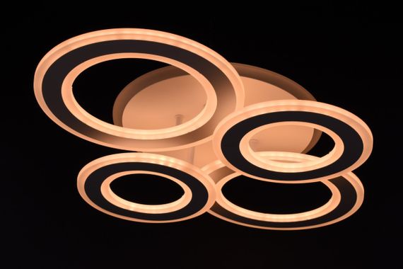 Люстра світлодіодна стельова LED світильник для квартири на стелю лед 26332 Білий 11х45х58 см. | Зображення 2