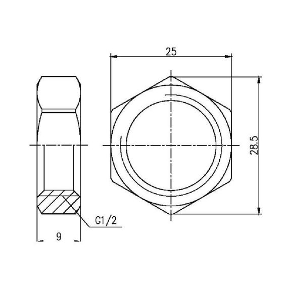 Контргайка Thermo Alliance Forte 1/2" SF35015 | Зображення 1