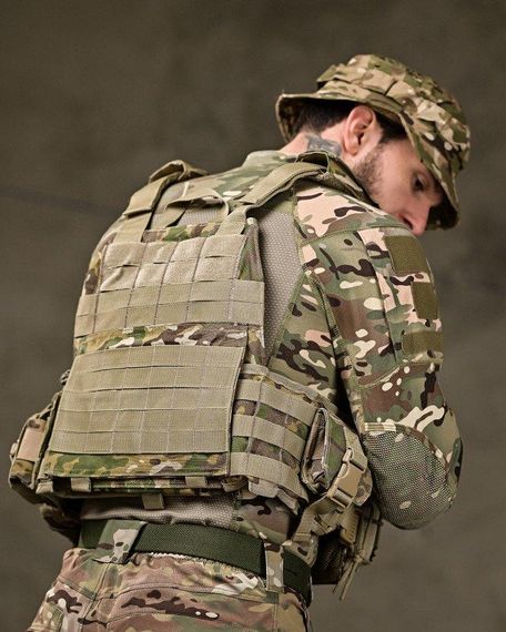 Тактична плитоноска з двома точками швидкого скидання Мультикам Asdag мультикам ОЛ2725 | Зображення 3