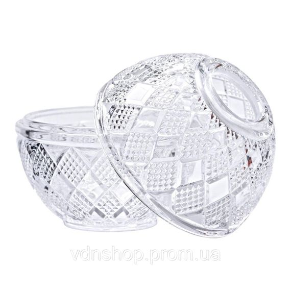 Серветниця на стіл кухонна Ø15 см серветниця скляна кругла кругла у формі яйця HP-4-110 | Зображення 2