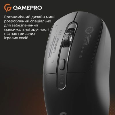 Мышка GamePro Genesis Winner Wireless/Bluetooth/USB Black (GM079B) | Зображення 4