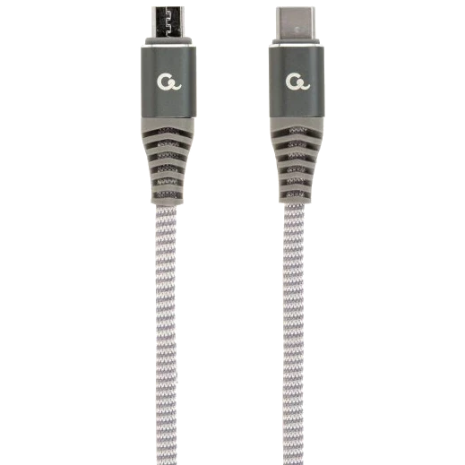 Cablexpert CC-USB2B-CMMBM-1.5M USB C - USB micro B 1.5 м Кабель - Повербанки