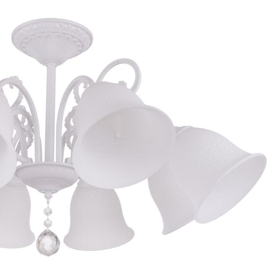 Люстра потолочная в спальню E27 60W WH (LK-686C/8) | Зображення 1