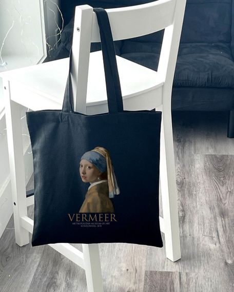 Екошопер Букопт BK4074 VERMEER "Дівчина з перловою сережкою" чорний | Зображення 5