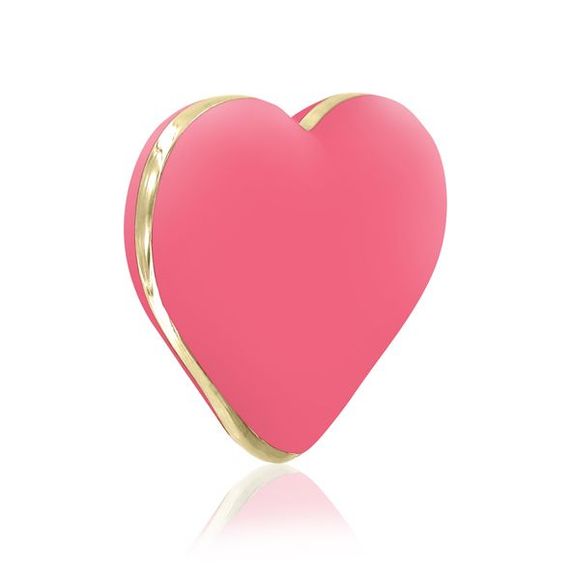 Вібратор-серце Rianne S: Heart Vibe Coral, 10 режимів роботи, медичний силікон, подарункове пакованн | Зображення 1