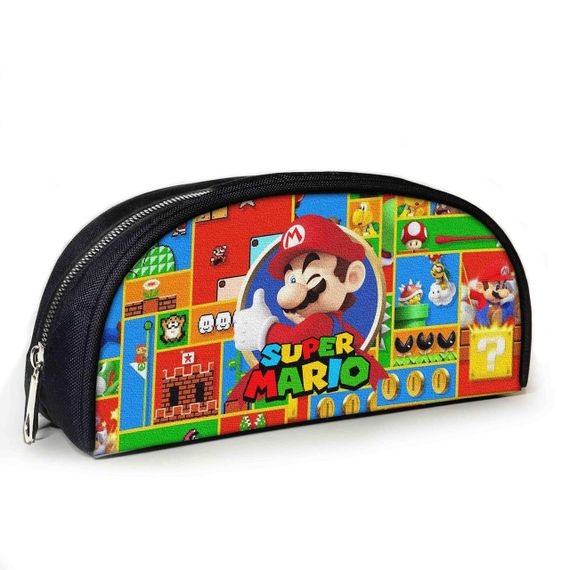 Пенал школьный с принтом Супер Марио 23х10х8 см с принтом для мальчика (3805)