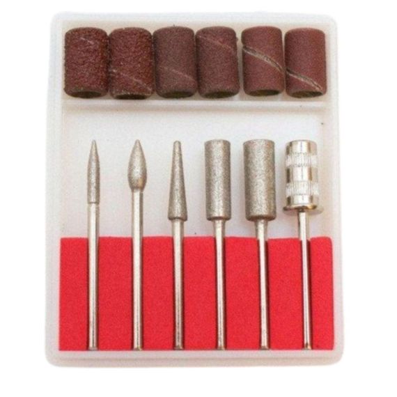 Портативна фрезер-ручка для манікюру 20000 об/хв + 6 фрез, Рожевий / Машинка для апаратного манікюру | Зображення 8