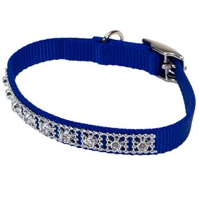 Ошейник со стразами для собак Coastal Jeweled, 25 см, синий