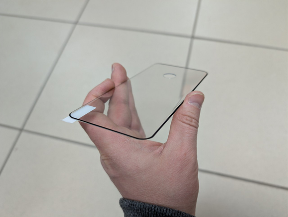 Захисне скло для Samsung S20 Plus / Самсунг С20 Плюс Mietubl, 5D, з чорною рамкою | Зображення 2