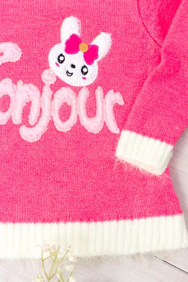 Светр для дівчинки "Bonjour" Носи своє 86 Рожевий (p-3123-87799) | Зображення 1