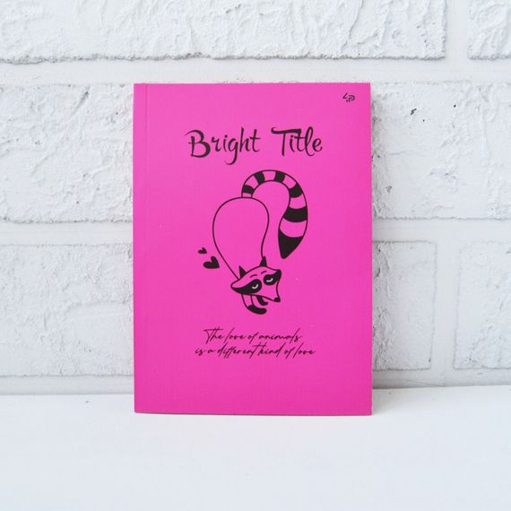 Блокнот 4Profi  "Bright Title note" raccoon 40 арк. формат B6 902590