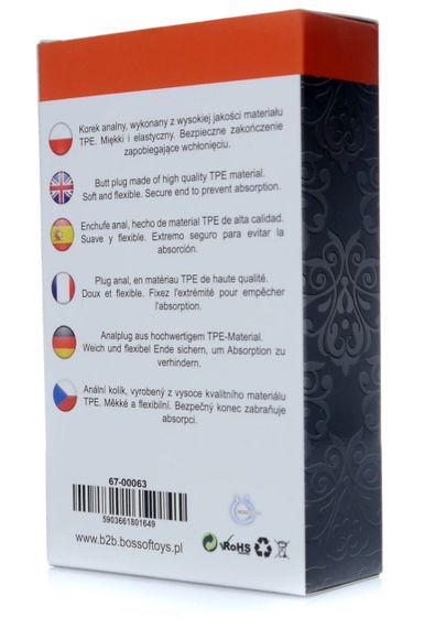 Анальний плаг Boss Series - T Plug Wave Black, BS6700063 sexstyle | Зображення 3