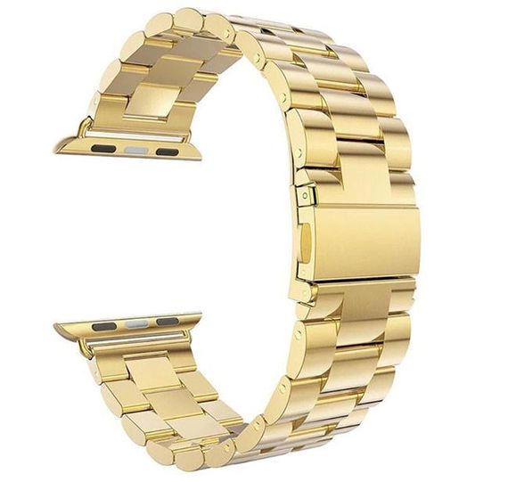 Металевий ремінець Primo Steel годинника Apple Watch 38mm / 40mm / 41mm - Gold