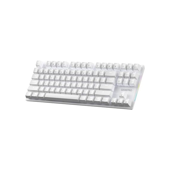 Клавіатура GamePro Genesis Joker MK124W Outemu Red Switch USB UA White (MK124W) | Зображення 1