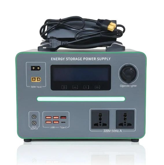 Портативная зарядная станция с портами USB-A и Type-C YN30-1200W LiFePO4 | 1152WH