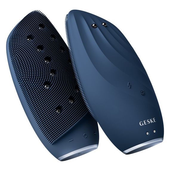 Очищувальна щітка для обличчя GESKE Sonic Thermo Facial Brush&Face-Lifter 8в1 midnight | Зображення 5