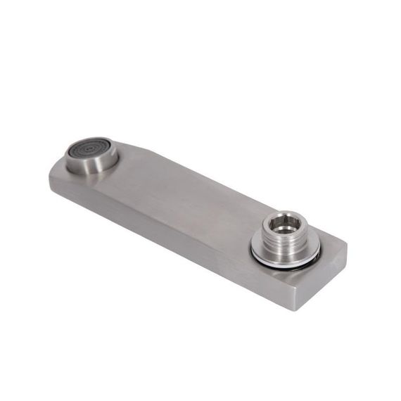 Змішувач для ванни Lidz Kubis 006 з поворотним виливом (з душовим гарнітуром) (k35) LDKUB006NKS28536 Nickel | Зображення 5