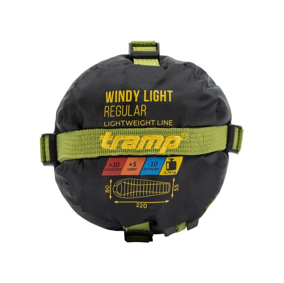 Спальний мішок Tramp Windy Light кокон правий olive 220/80-55 UTRS-055 | Зображення 9