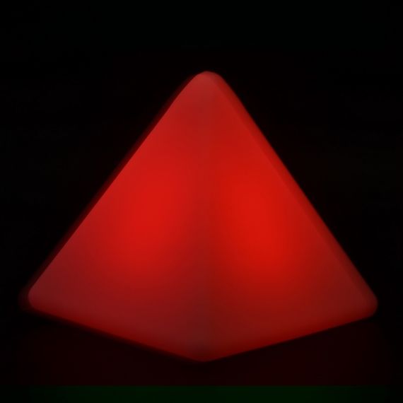 Светильник с аккумулятором LED RGB пластиковый Пирамида мал. | Зображення 6