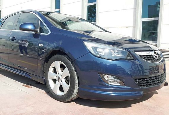 Передня Lip накладка DPT V-2 (Під фарбування) для Opel Astra J 2009-2015 рр | Зображення 2