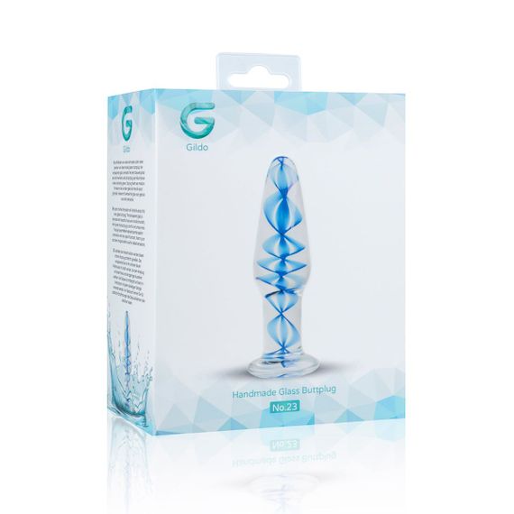 Скляна анальна пробка з внутрішньою спіраллю Gildo Glass Buttplug No. 23 | Зображення 3
