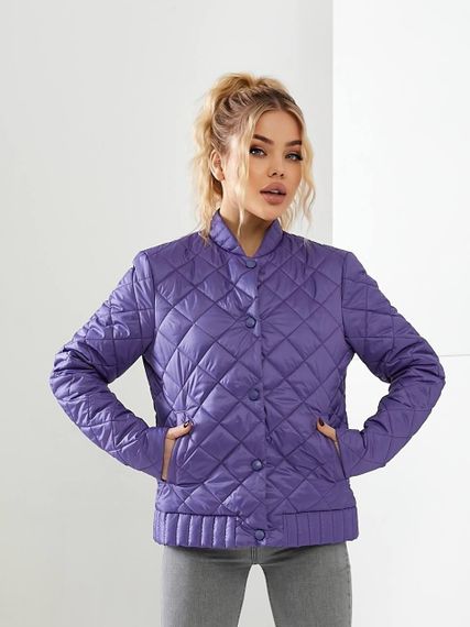 Куртка з ефектом стьобання, арт.310, фіолетовий