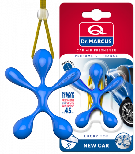 Ароматизатор в машину LUCKY TOP нова машина (New Car) (підвіс) 054535 пахучка в авто, автопарфюм1