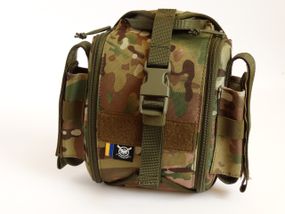 Аптечка тактична швидкого знімання військова мультикам на MOLLE GEN 2