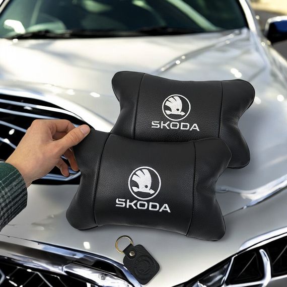 Подушки під голову автомобіль Skoda, Подушки для машини, Подушка на підголівник в авто BE-89 | Зображення 5