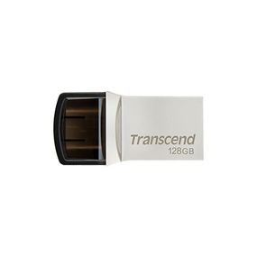 USB флеш накопичувач Transcend 128GB JetFlash 890 Silver USB 3.1/Type-C (TS128GJF890S)