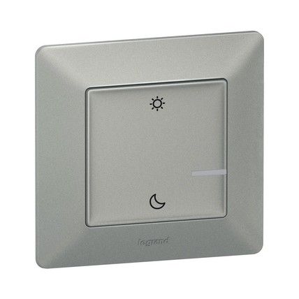 Valena Life with NETATMO. Умный беспроводной сценарный выключатель &quot;День / Ночь&quot; . Алюминий (752389) | Зображення 1