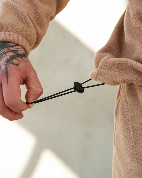 Костюм Плюш капюшон бежевий S | Зображення 3