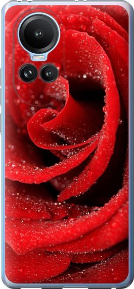 Чехол на Oppo Reno10 Красная роза "529u-3107-17620"