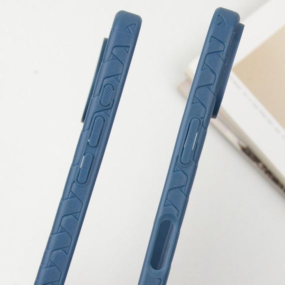 Чехол TPU Weaving для Apple iPhone 16 (6.1") Blue | Зображення 3