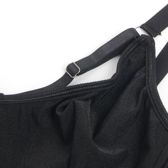 Комплект білизни чорний Star Night бюстьє+стрінги+пояс для панчох+гартери (без коробки) sexstyle | Зображення 7