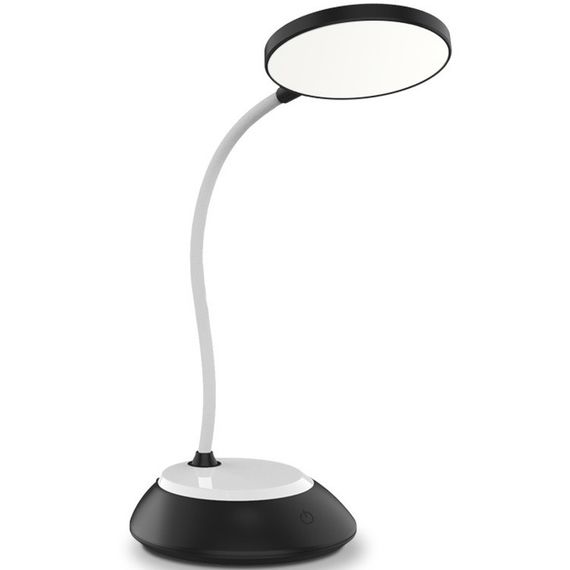 Акумуляторна настільна лампа TITANUM TLTF-022B 7W 3000-6500K з USB, з регулюванням яскравості та температури світла, чорна