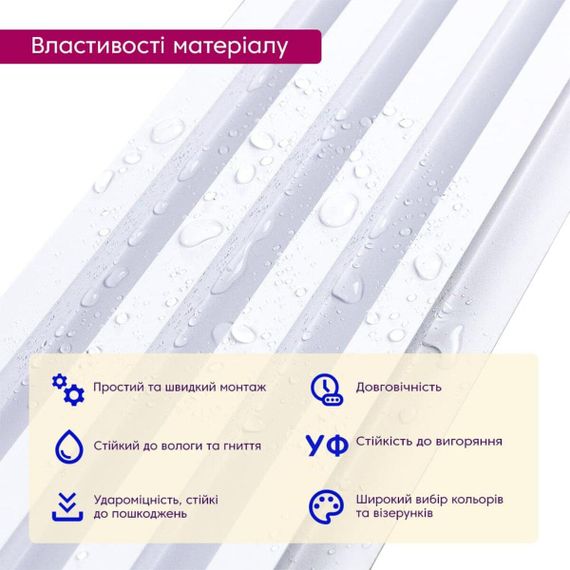 Рейка декоративна WPC стінова 3000х160х23мм Перламутр SW-00001533 | Зображення 3